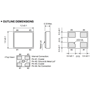 大河晶振,無鉛環保晶體,FCX-08晶振