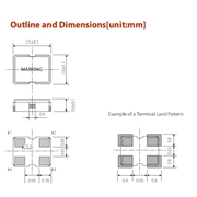 希華晶振,溫度補(bǔ)償晶體振蕩器,STV-2520晶振