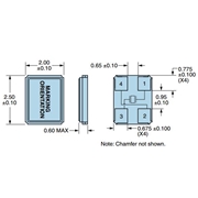 Ecliptek晶振,EA2025RA08-32.000M晶振,2520mm晶振