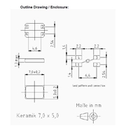 KVG晶振,XMP-5100晶振,XMP-5135-1A-16pF-20MHz晶振