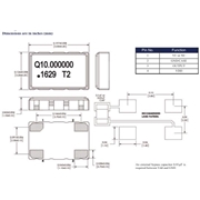Q-Tech晶振,QTCT350晶振,QTCT3503C1T-20.000000晶振