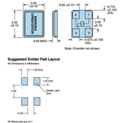 Ecliptek晶振,EA2025FA08-16.000M-TR晶振,2520mm晶振